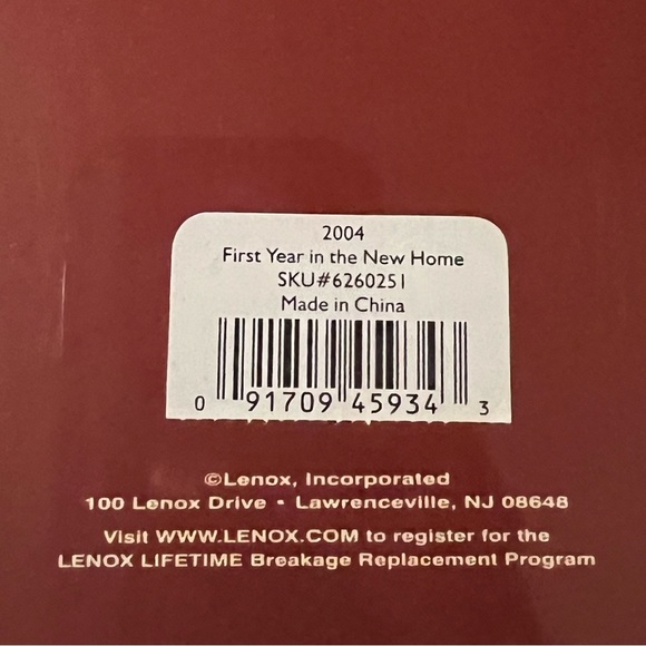 NIB Lenox 2004 First Year in the New Home  Welcome Christmas Ornament Tree - Picture 4 of 6